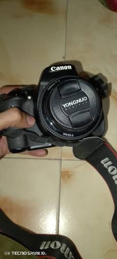 Canon DSLR 600d with 50mm lens