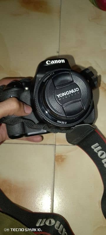 Canon DSLR 600d with 50mm lens 0