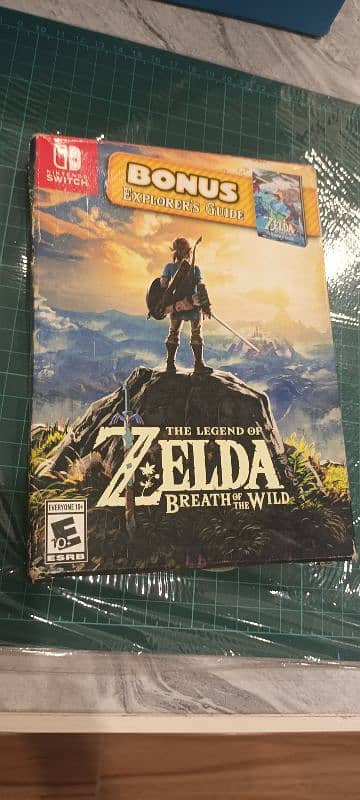 legend of Zelda breath of the wild with explorer's guide 0