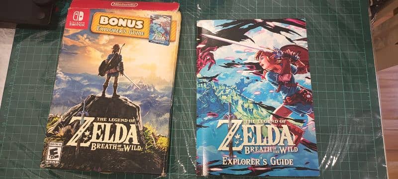 legend of Zelda breath of the wild with explorer's guide 1