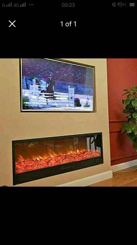 3D Electric fireplace 1