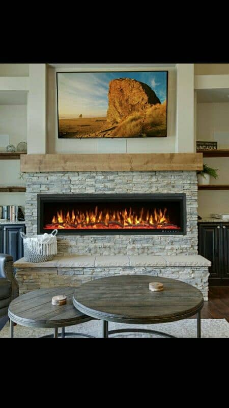 3D Electric fireplace 3