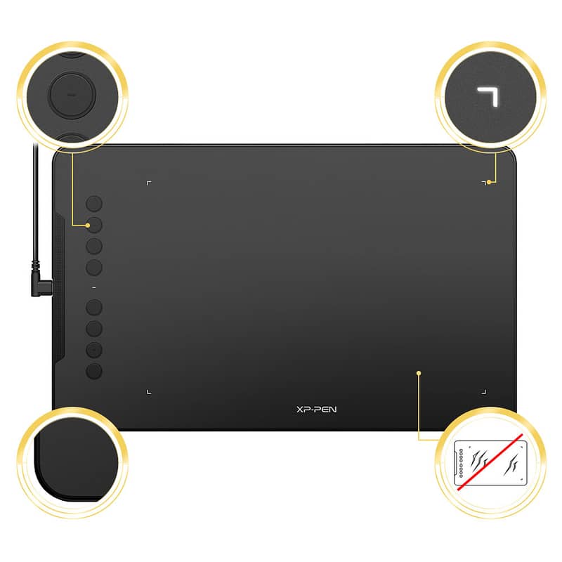 XP-Pen Deco01 Graphics Drawing Tablet/ Board with 8192 le 7