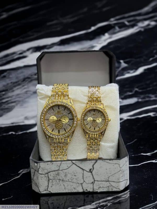 Golden Rolex watch 1