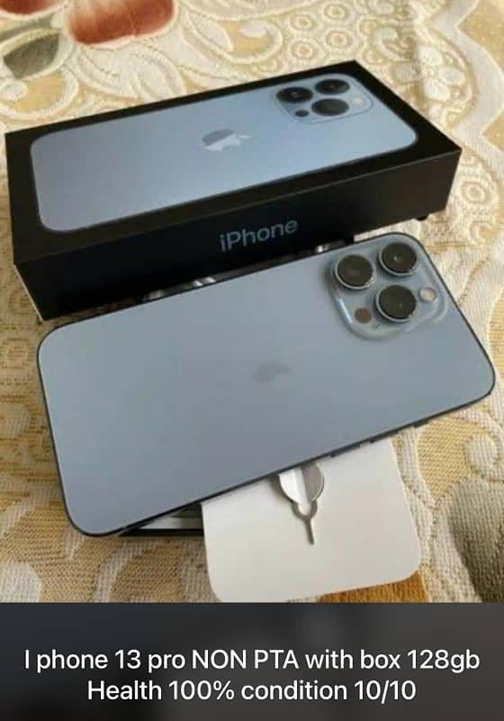 i phone 13 pro 128gb NoN PTA 0