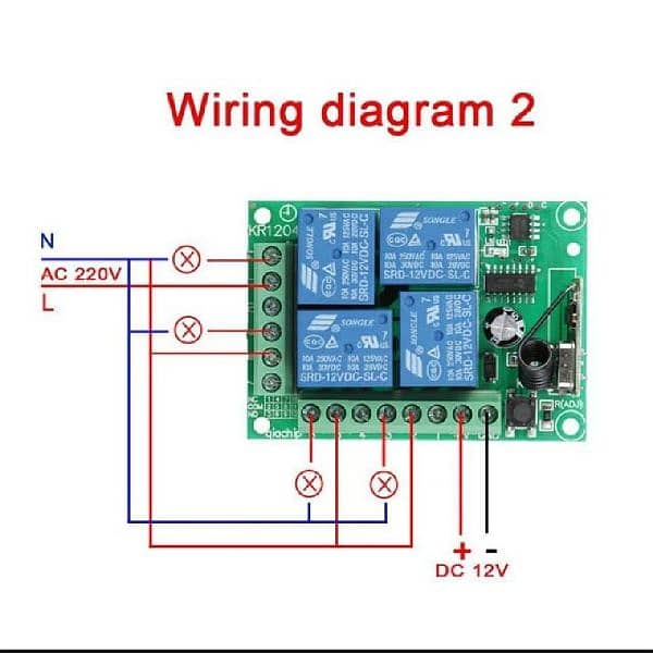 433 Mhz RF 4CH EV1527 Car Learning Code Remote Control Wireless 12