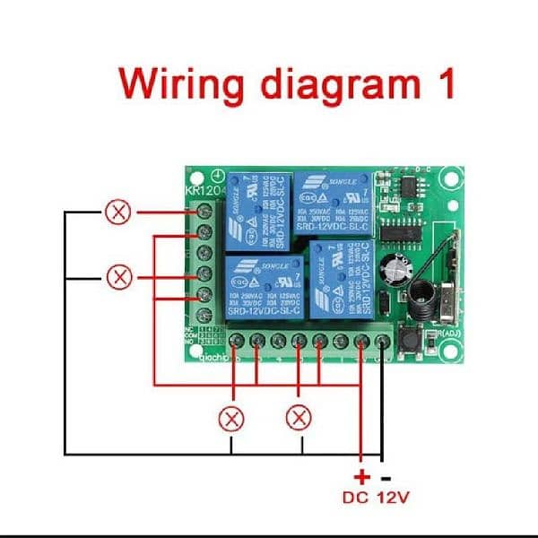 433 Mhz RF 4CH EV1527 Car Learning Code Remote Control Wireless 15