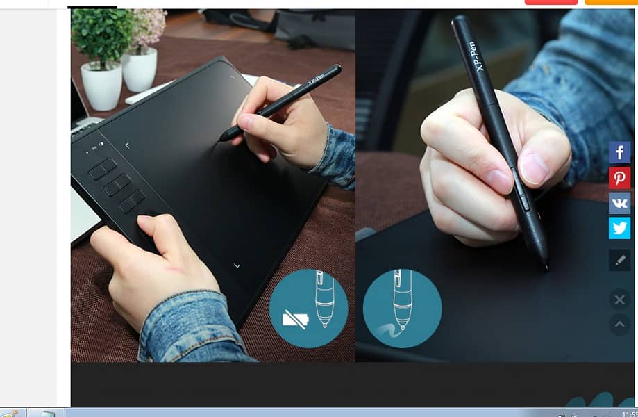 XP-Pen Star 06 Graphics Drawing Tablet Wireless 8192 levels Pressure 2