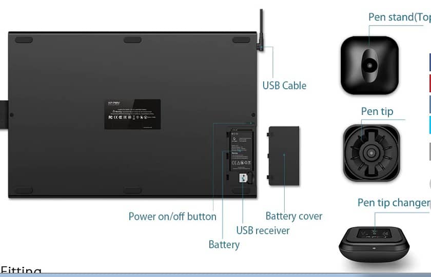 XP-Pen Star 06 Graphics Drawing Tablet Wireless 8192 levels Pressure 4