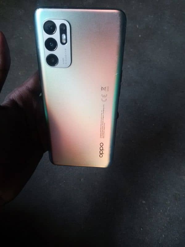 oppo Reno 6 8 128 with complete box all okay minor shed h urgent sale 2