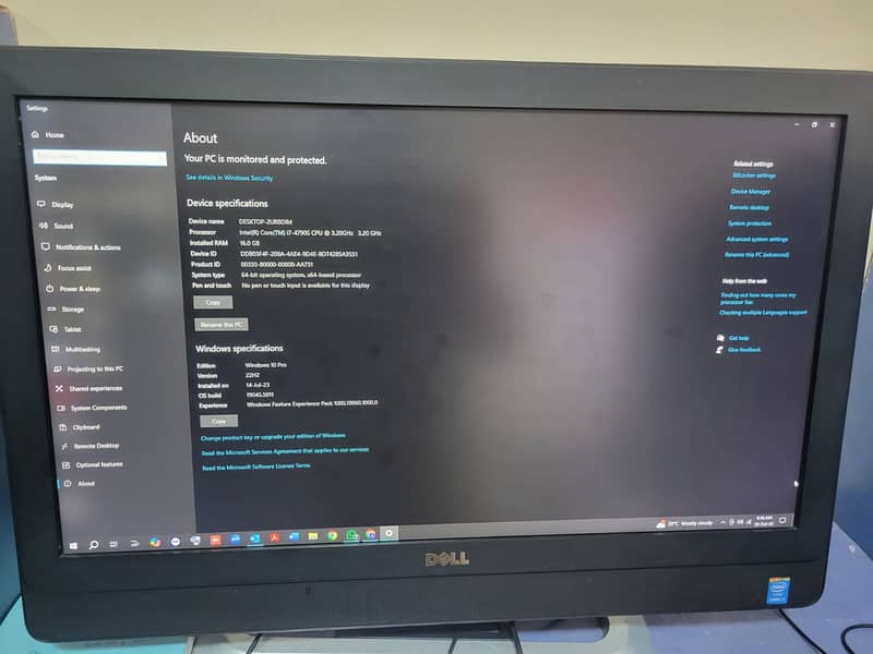 DELL all in one PC 4th Gen 0