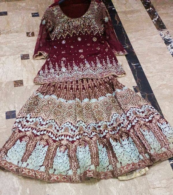 lehnga suit full embroidery branded 0