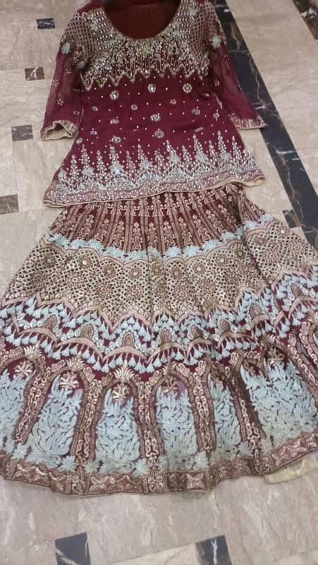 lehnga suit full embroidery branded 1