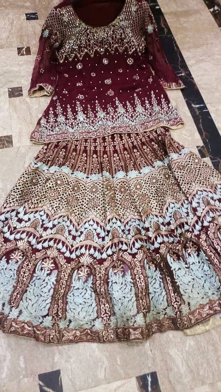 lehnga suit full embroidery branded 2