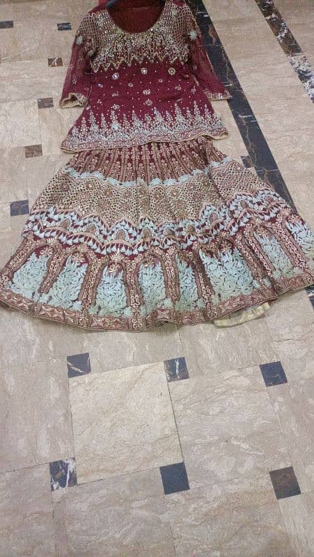 lehnga suit full embroidery branded 3