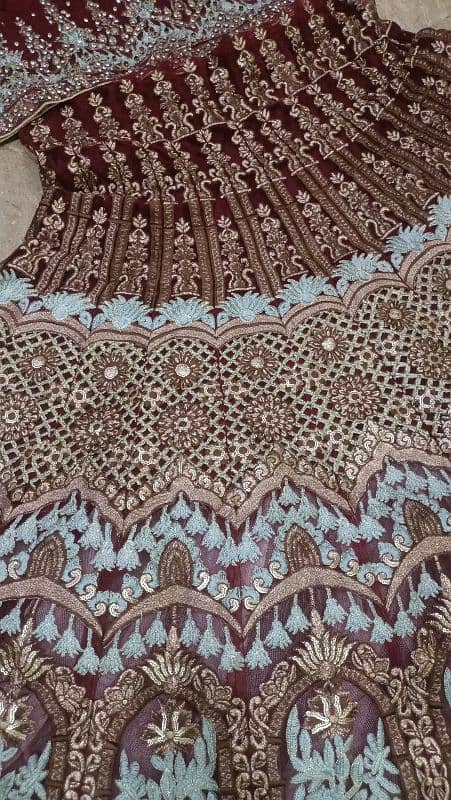 lehnga suit full embroidery branded 7