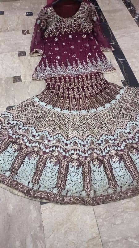 lehnga suit full embroidery branded 9