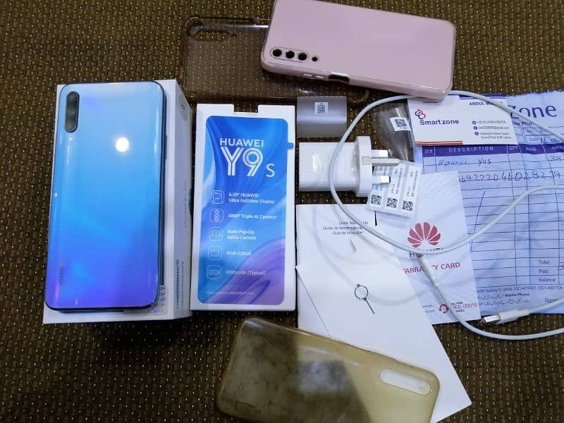 Huawei y9s 10 by 10 condition 0