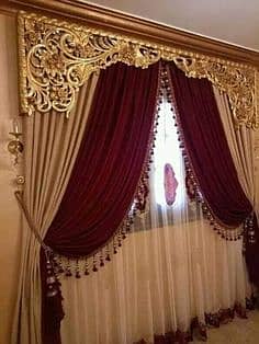 curtain design motive luxury curtain / Curtains