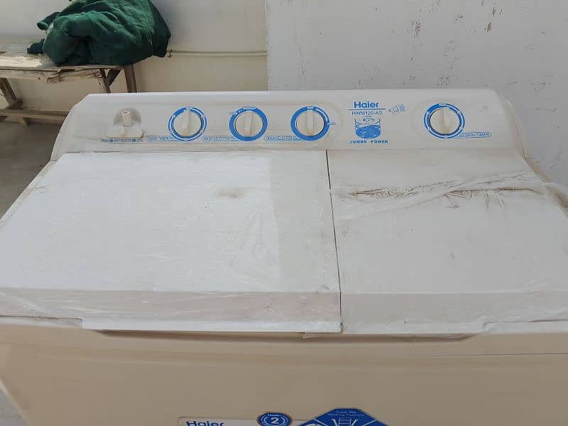 Haier 2n tub washing machine 1