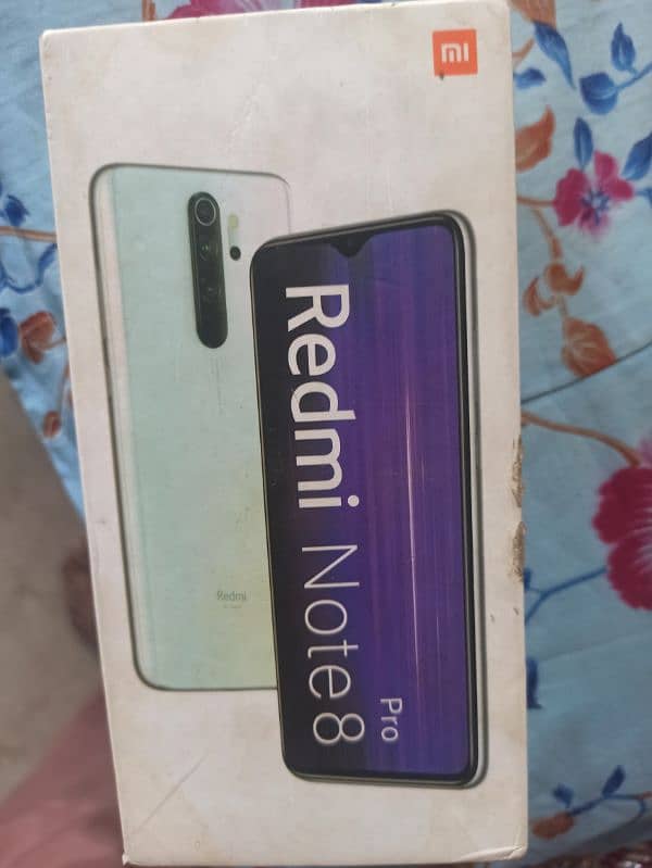 redmi note 8 pro 6gb ram 128gb room box charger sath hai 6