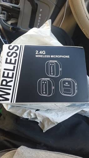 Wireless Lavalier Microphone 2.4GHz Dual Channel Wireless Lapel Mic 5