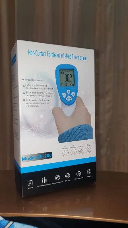 non contact digital infarred thermometer with certificate 5