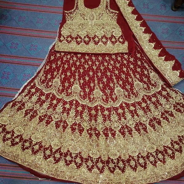 unstitched bridal lehnga for sale. . 0