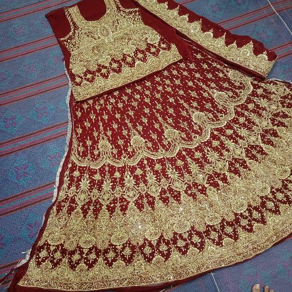 unstitched bridal lehnga for sale. . 3