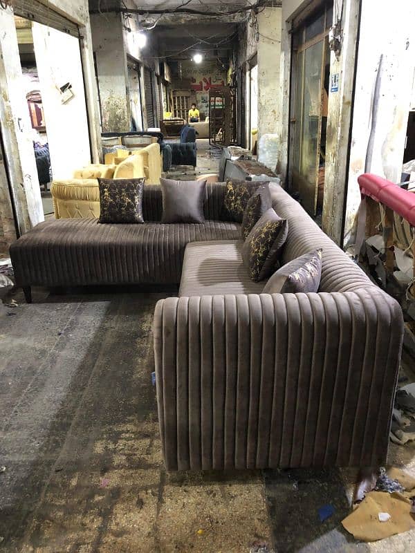 L shape sofa set 7 seater 8