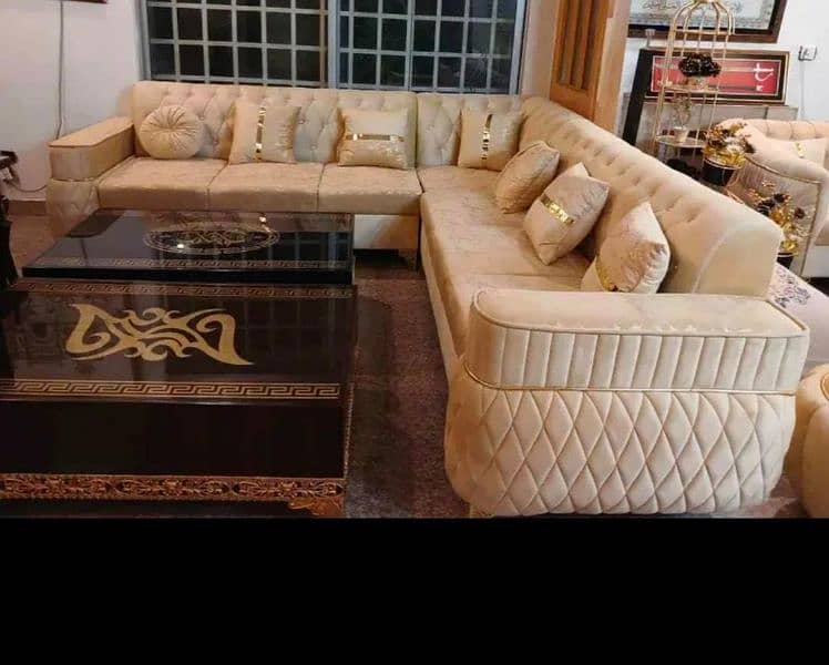 L shape sofa set 7 seater 13