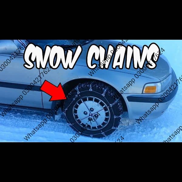 Car Snow Chain Steel Chain For Corolla, City MG Sportage 15/18 inc 3