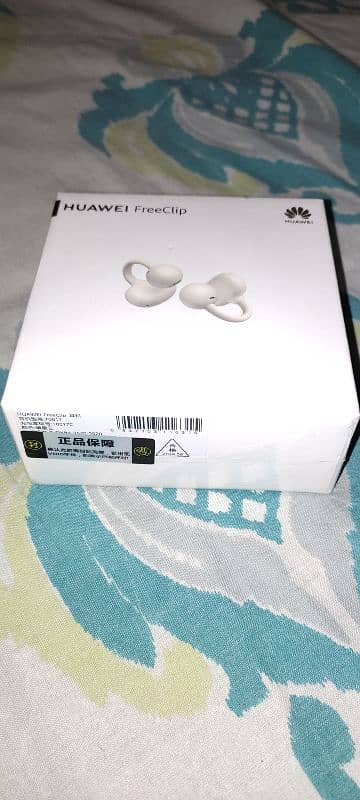 Huawei FreeClip earbuds - Beige Color - Box Pack - Sealed - Imported 1