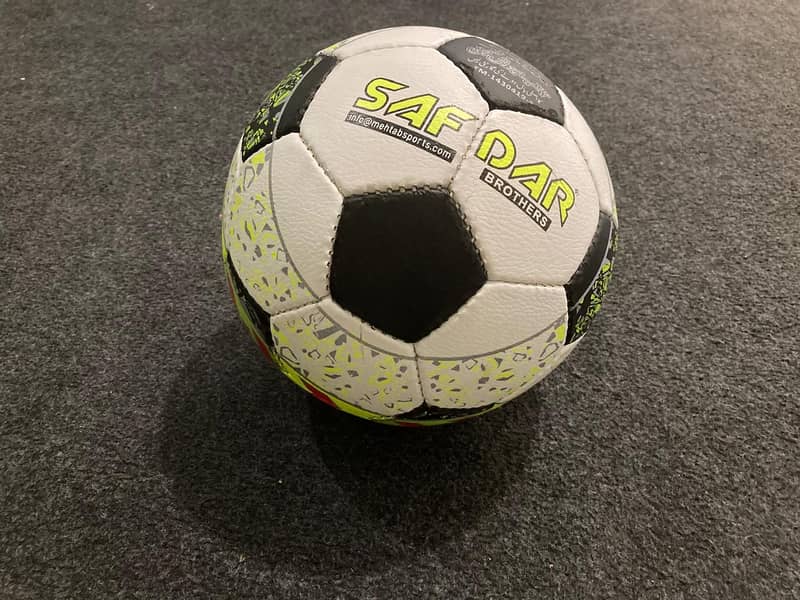 High Quality Mehtab Sports Hand Stitched Gold Football / Quality ball 0