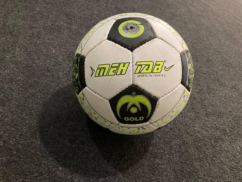 High Quality Mehtab Sports Hand Stitched Gold Football / Quality ball 2