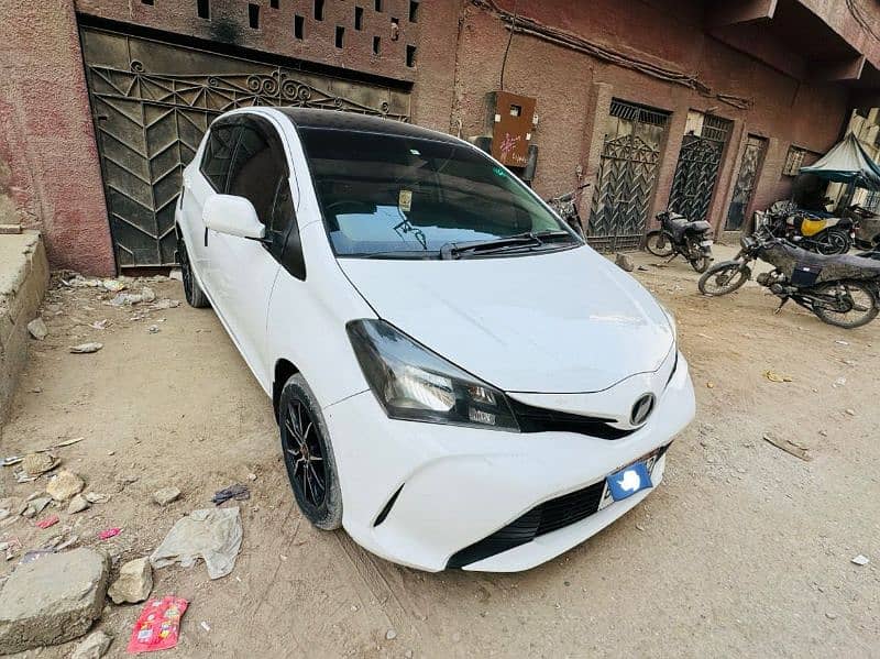 Toyota Vitz Model 2015 Registered 2018 Spider shape 6