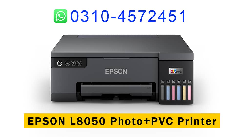 EPSON L8050 Photo + PVC Printer 0