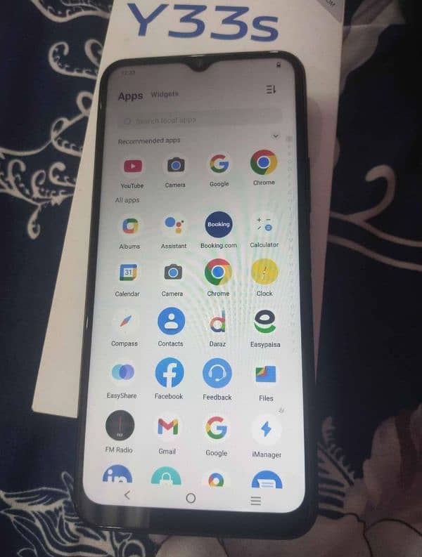 vivo y33s original with box 0