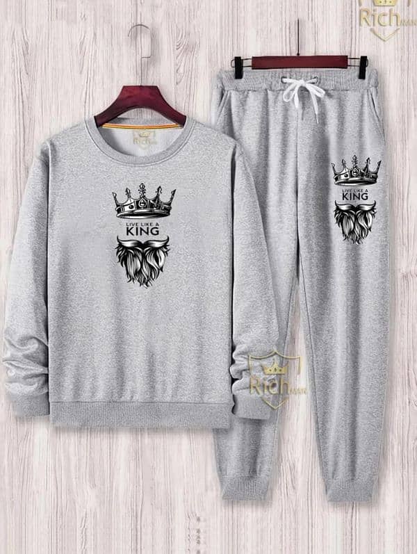 Men's and boy's Winter Track suit/Men's fleece Graphic Sweatshirts 2