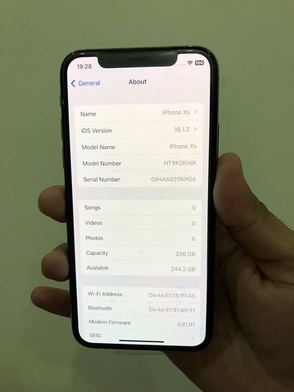 iPhone XS 256gb PTA approved 6