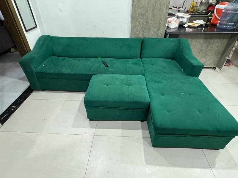 seven seater L shaped sofa available  for sale 1