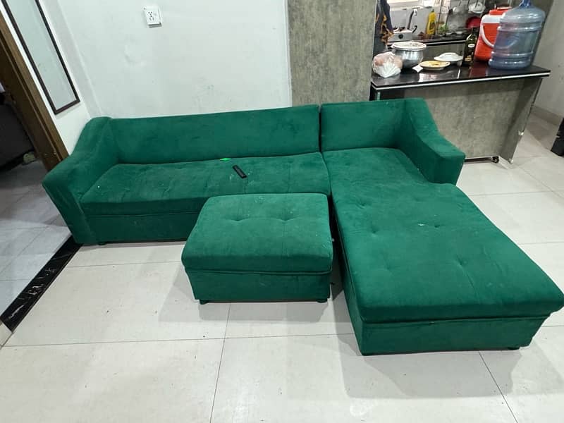 seven seater L shaped sofa available  for sale 3