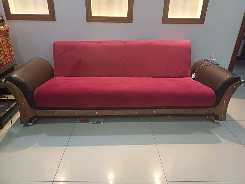 Diamond supreme sofa cum bed 3 seater with storage 0