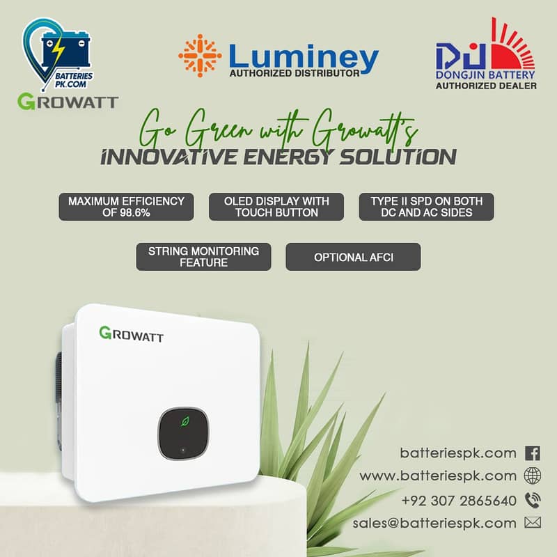 Growatt 10KW On-Grid Inverter (Local Warranty) 0