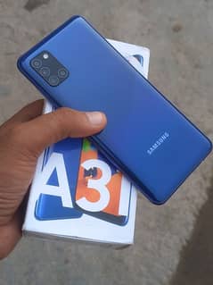 Samsung a31 4+128gb with box charger