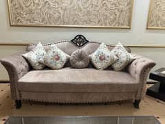 Seven seater sofa | Luxury sofa | 7 seater sofa | sofa set | side tabl 0