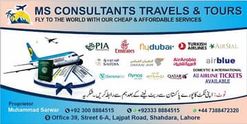 MS CONSULTANTS TRAVELS AND TOURS