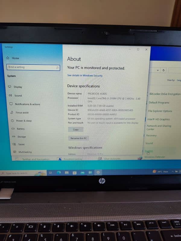 HP Probook 4540s core i3 1