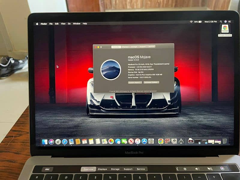 MacBook pro 13 inch 2019 with touchbar 16/256 1