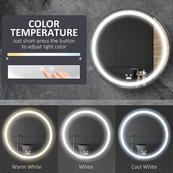 LED MIRROR | CIRCLE ROUND MIRROR 3